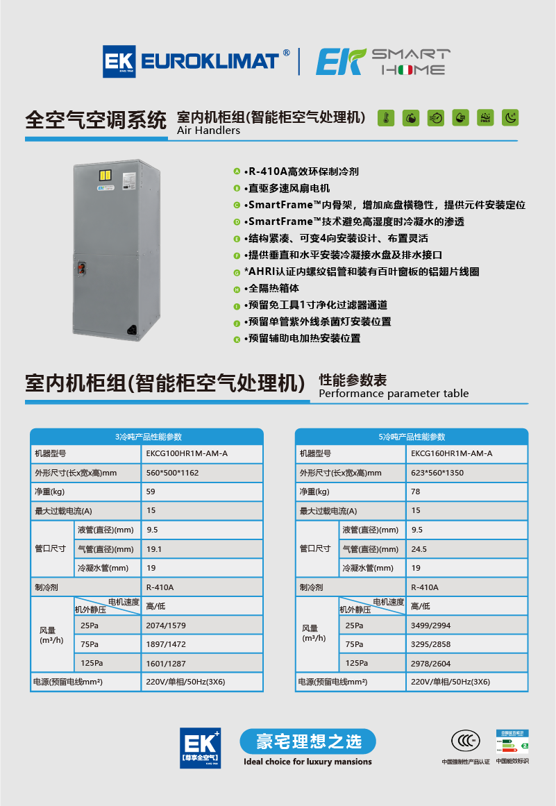 EK空调 内机柜组  智能柜空气处理机